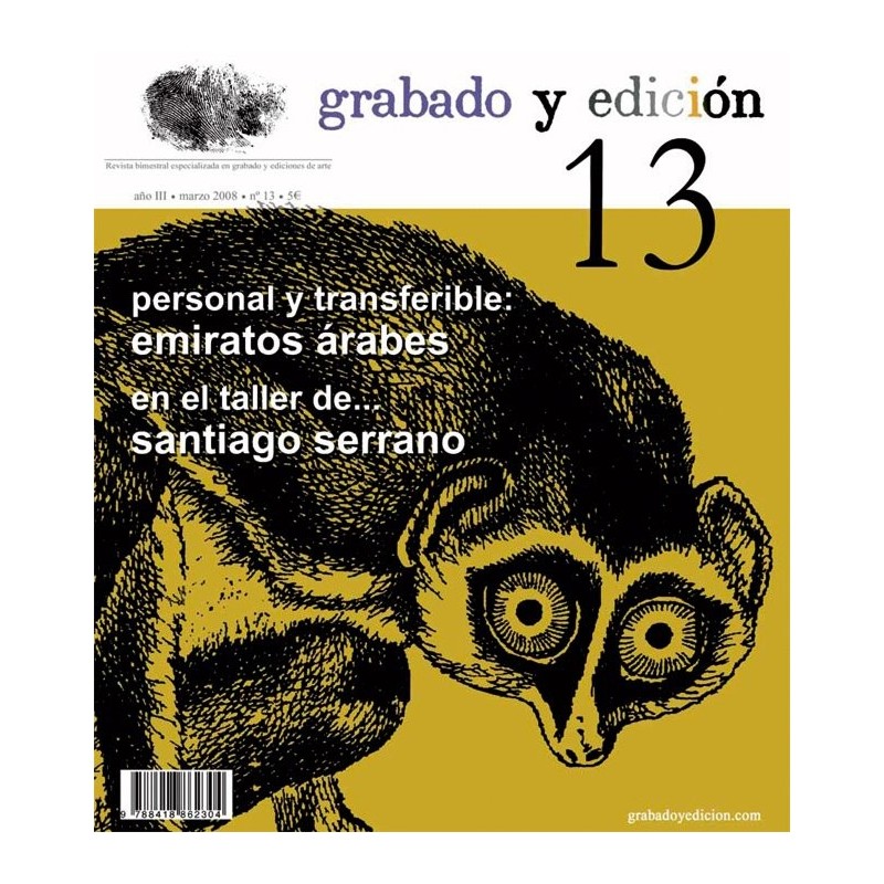 Etching and Editing Magazine, n. 13, in Spanish.