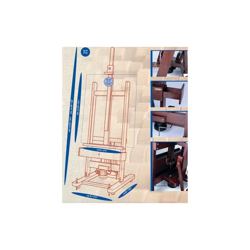 Fine art shop - Electric Studio Easel M 01 Mabef Mabef | totenart.com