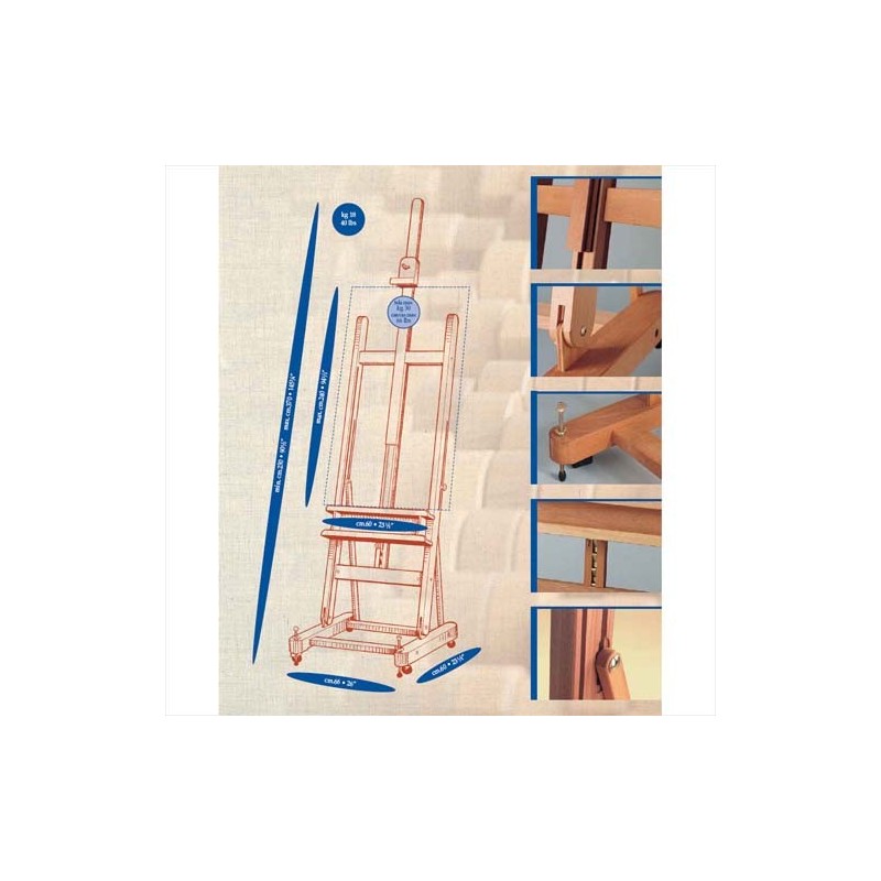 Fine art shop - Studio Easel Ratchet control  M 06 Mabef | totenart.com