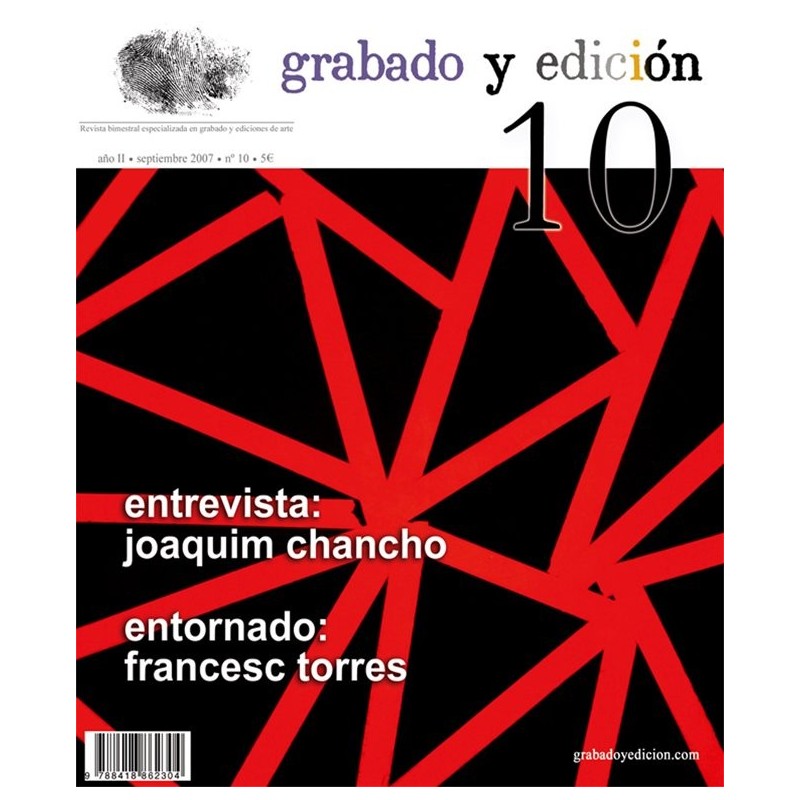 Etching and Editing Magazine, n. 10, in Spanish.