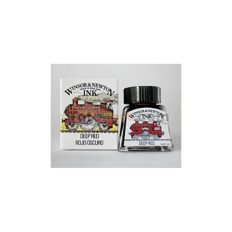 Drawing Ink Deep Red, Winsor & Newton, 14 ml.