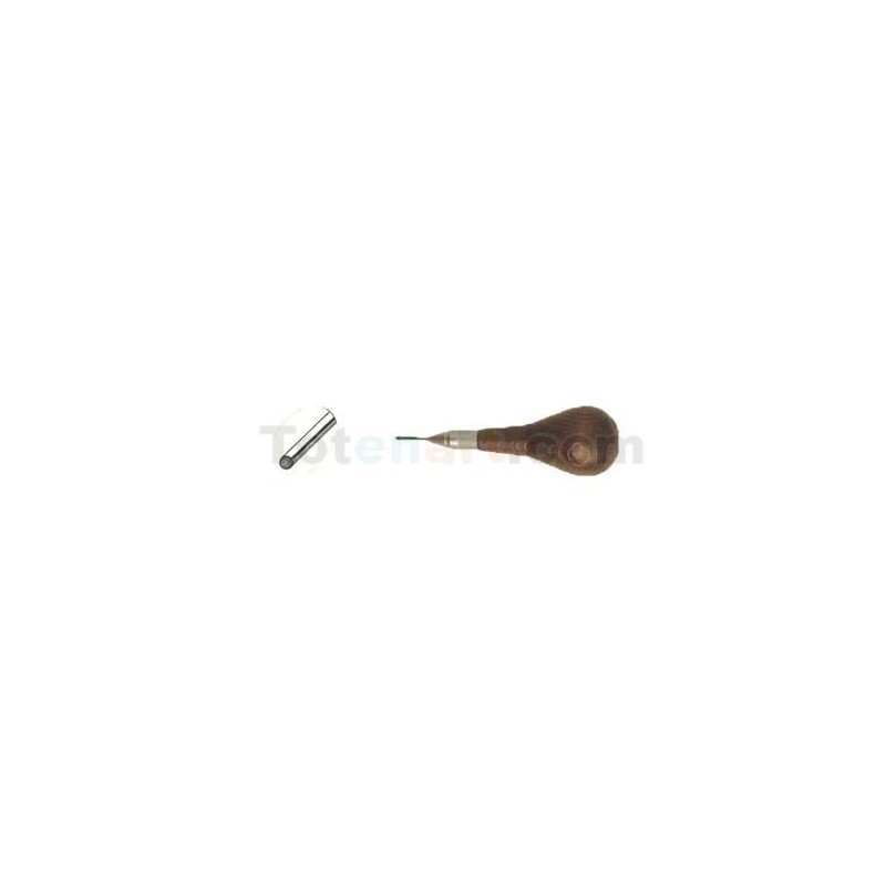 Fine art shop - Graver, diam. 2mm, mushroom handle | totenart.com