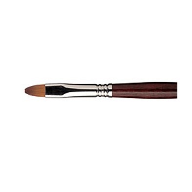  Fine art shop - Flat watercolour Escoda Prado brush, treated tame fiber, N.6 | totenart.com