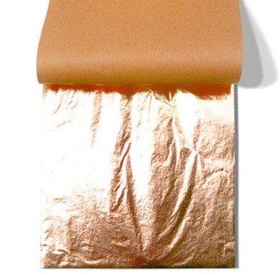 Copper Leaf imitation, book 25 s. 14x14 cm.