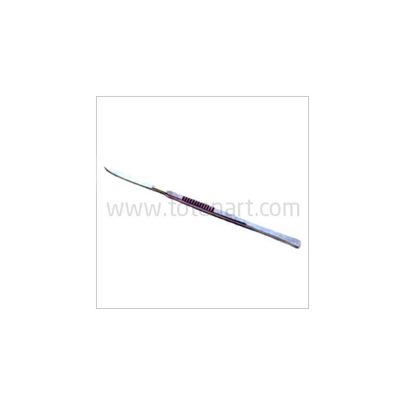 Fixed straight Scalpel Blade, 13 cm.