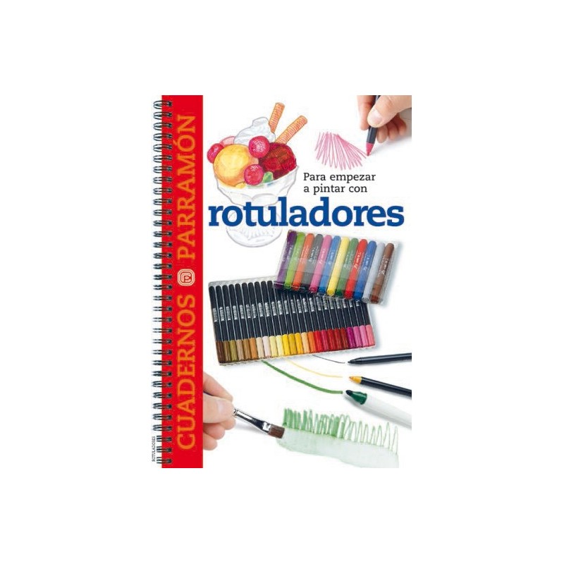 Notebook To start painting with Markers, Parramón, in Spanish