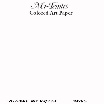  Fine art shop - Mi-teintes Canson White, 160 gr., 50x65 cm. | totenart.com