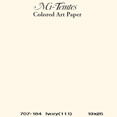  Fine art shop - Mi-teintes Canson Ivory, 160 gr., 50x65 cm. | totenart.com