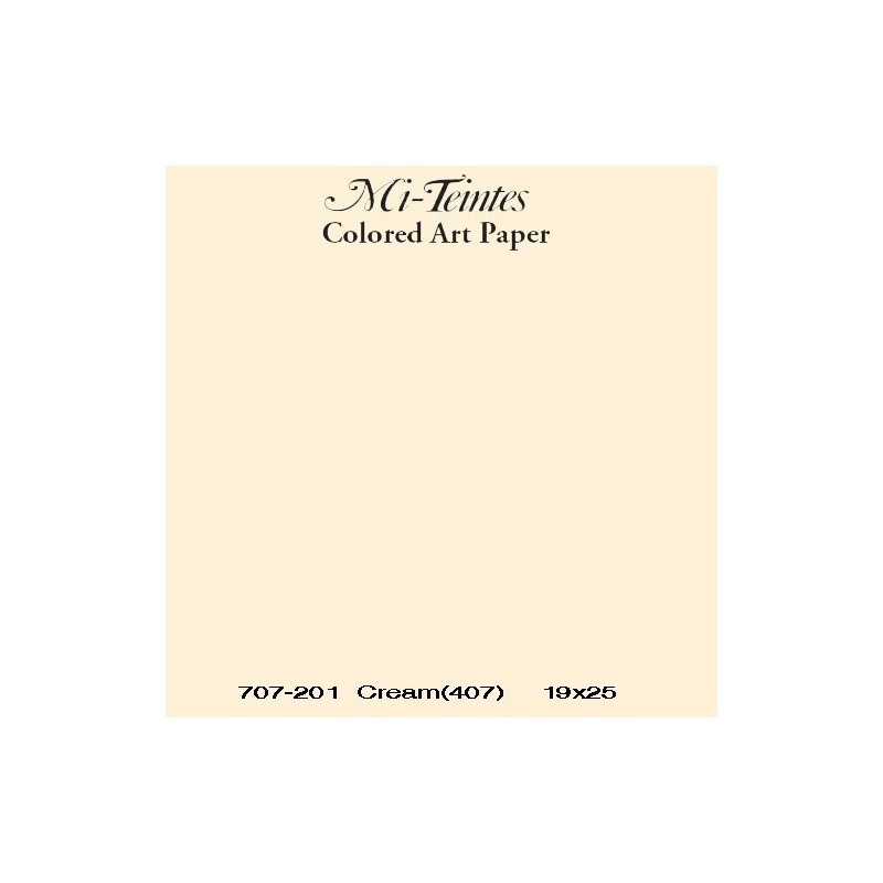  Fine art shop - Mi-teintes Canson Cream, 160 gr., 50x65 cm. | totenart.com