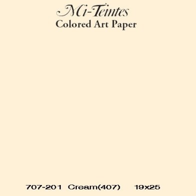  Fine art shop - Mi-teintes Canson Cream, 160 gr., 50x65 cm. | totenart.com