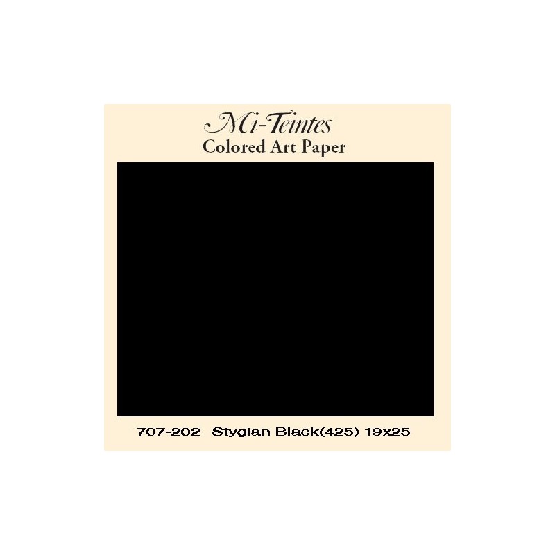  Fine art shop - Mi-teintes Canson Black, 160 gr., 50x65 cm. | totenart.com