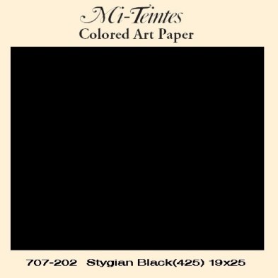  Fine art shop - Mi-teintes Canson Black, 160 gr., 50x65 cm. | totenart.com