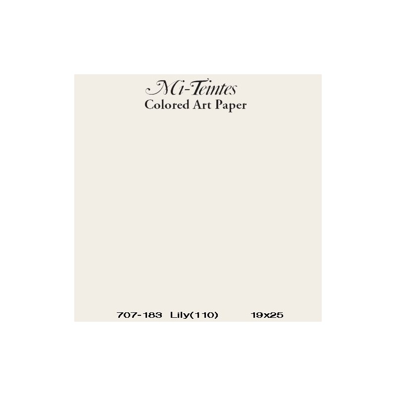  Fine art shop - Mi-teintes Canson Lily, 160 gr., 50x65 cm. | totenart.com