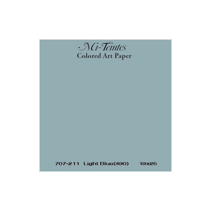  Fine art shop - Mi-teintes Canson Light Blue, 160 gr., 50X65 cm. | totenart.com