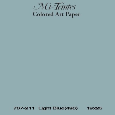  Fine art shop - Mi-teintes Canson Light Blue, 160 gr., 50X65 cm. | totenart.com