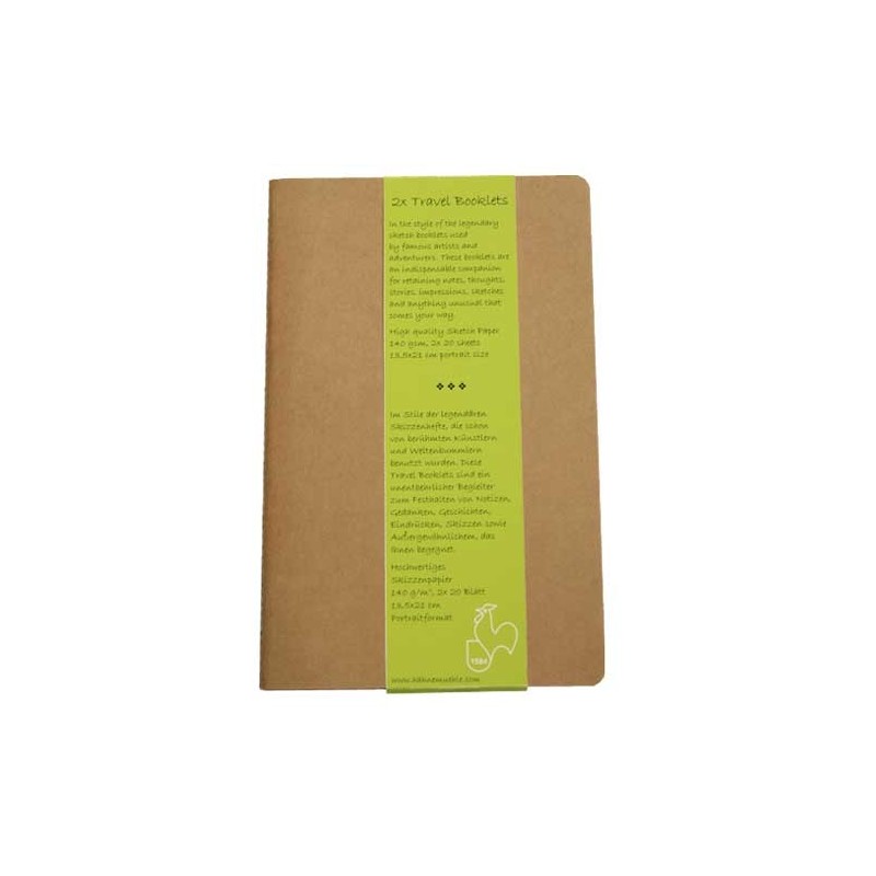  Fine art shop - Block Travel Booklet Hahnemühle R, 140 gr, 2x20 s, 9x14 cm. | totenart.com