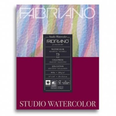  Fine art shop - Fabriano Watercolour 300 gr, 27x35 cm, Cold Pressed, block 75 s. | totenart.com