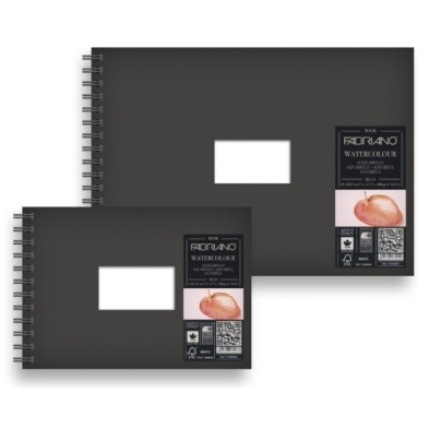  Fine art shop - Fabriano Book Watercolour 300 gr, 14.8x21 cm, block 25 s. | totenart.com