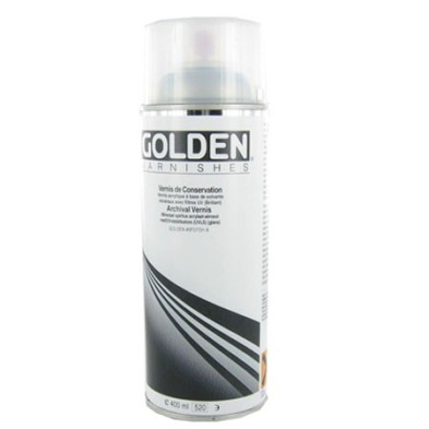 Mat Varnish Golden Spray UV protection 400 ml 