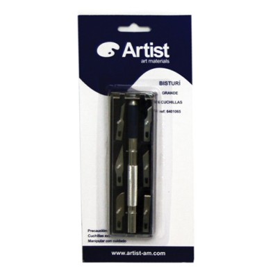 Cutter bisturi with 6 blades