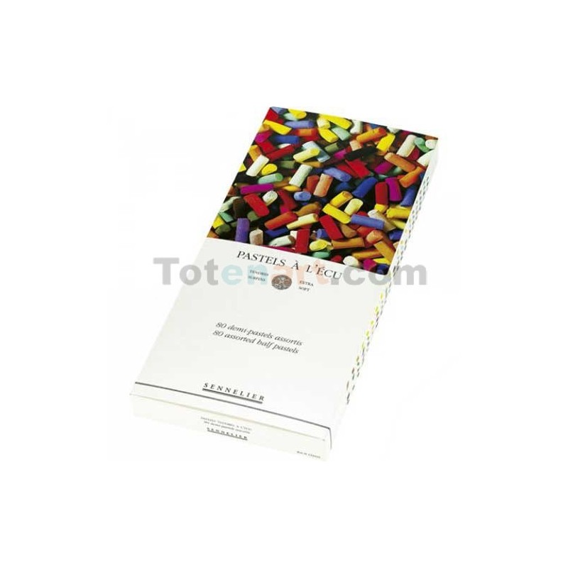  Fine art shop - Box Half Pastel Sennelier Ecu 80 units | totenart.com