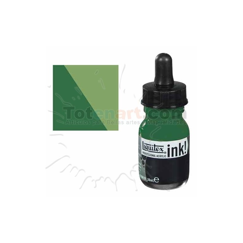 Fine art shop - Liquitex Acrylic Ink Sap Green Permanent, 30 ml. | totenart.com
