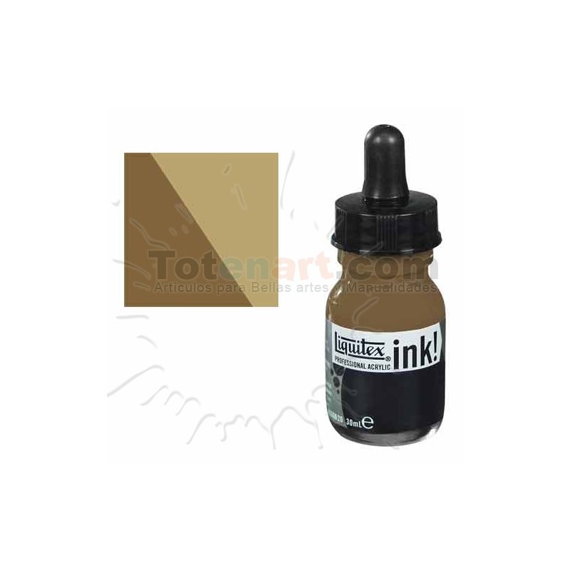 Fine art shop - Liquitex Acrylic Ink Transparent Raw Umber, 30 ml. | totenart.com
