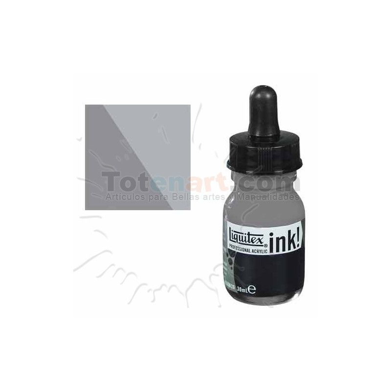 Fine art shop - Liquitex Acrylic Ink Neutral Gray 5, 30 ml. | totenart.com