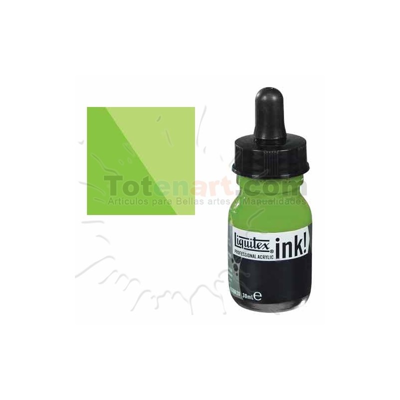 Fine art shop - Liquitex Acrylic Ink Lime Green, 30 ml. | totenart.com