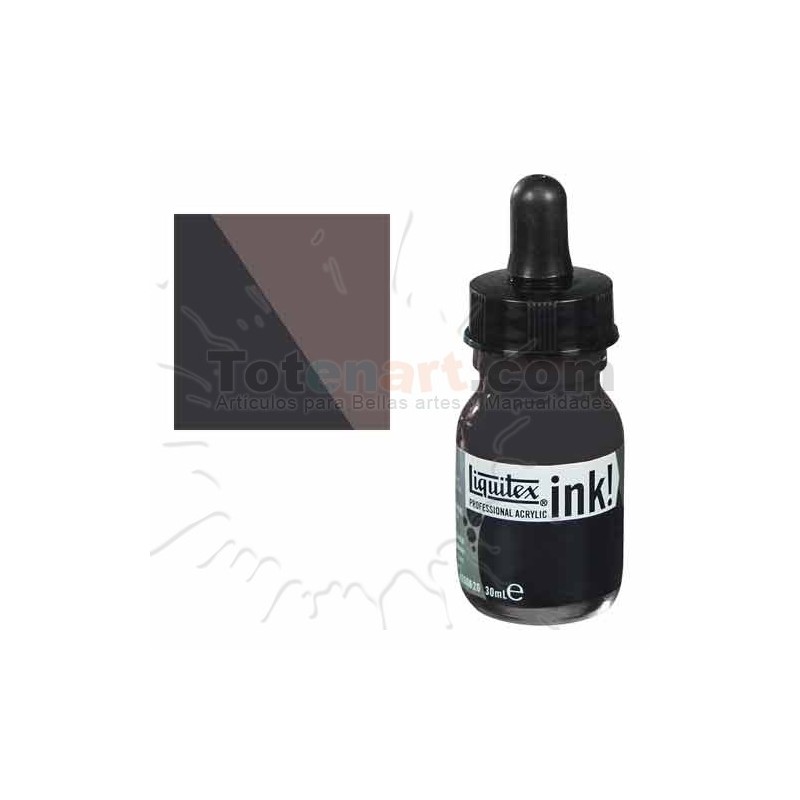 Fine art shop - Liquitex Acrylic Ink Carbon Black, 30 ml. | totenart.com