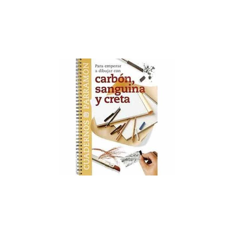 Notebook To start Drawing with charcoal, Parramón, in Spanish