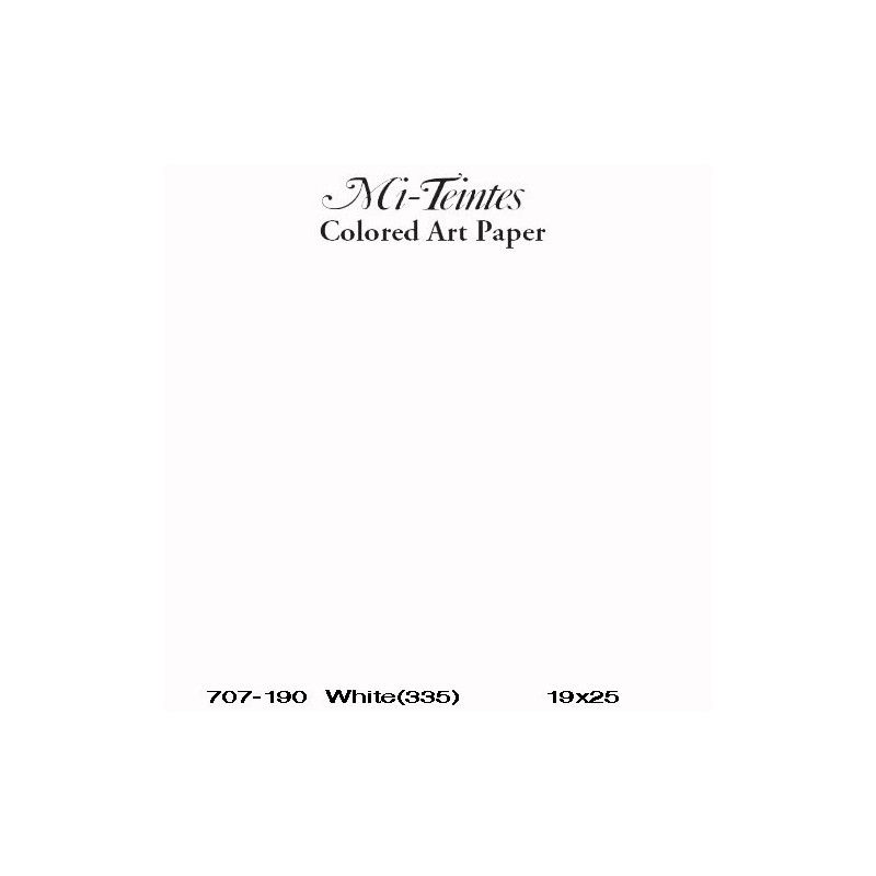  Fine art shop - Mi-teintes Canson White, 160 gr., 21X30 cm. | totenart.com