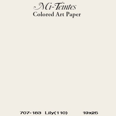  Fine art shop - Mi-teintes Canson Lily, 160 gr., 21x30 cm. | totenart.com