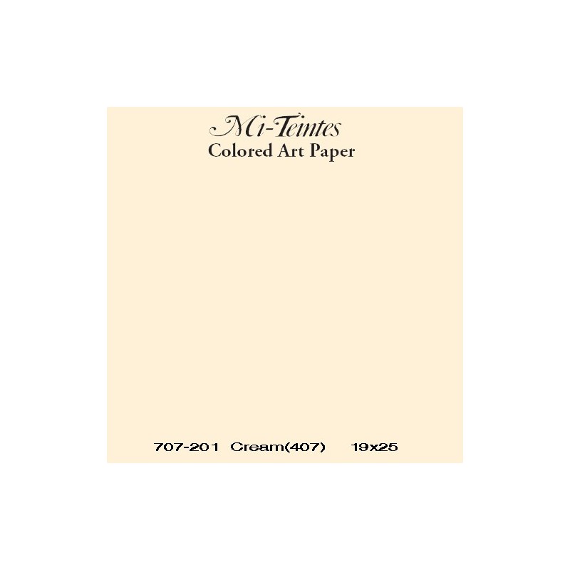  Fine art shop - Mi-teintes Canson Cream, 160 gr., 21X30 cm. | totenart.com
