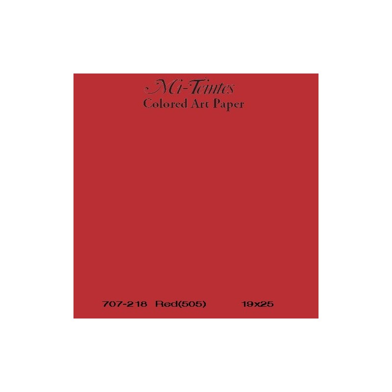  Fine art shop - Mi-teintes Canson Red, 160 gr., 21X30 cm. | totenart.com