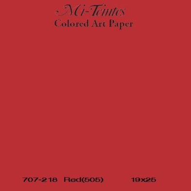  Fine art shop - Mi-teintes Canson Red, 160 gr., 21X30 cm. | totenart.com