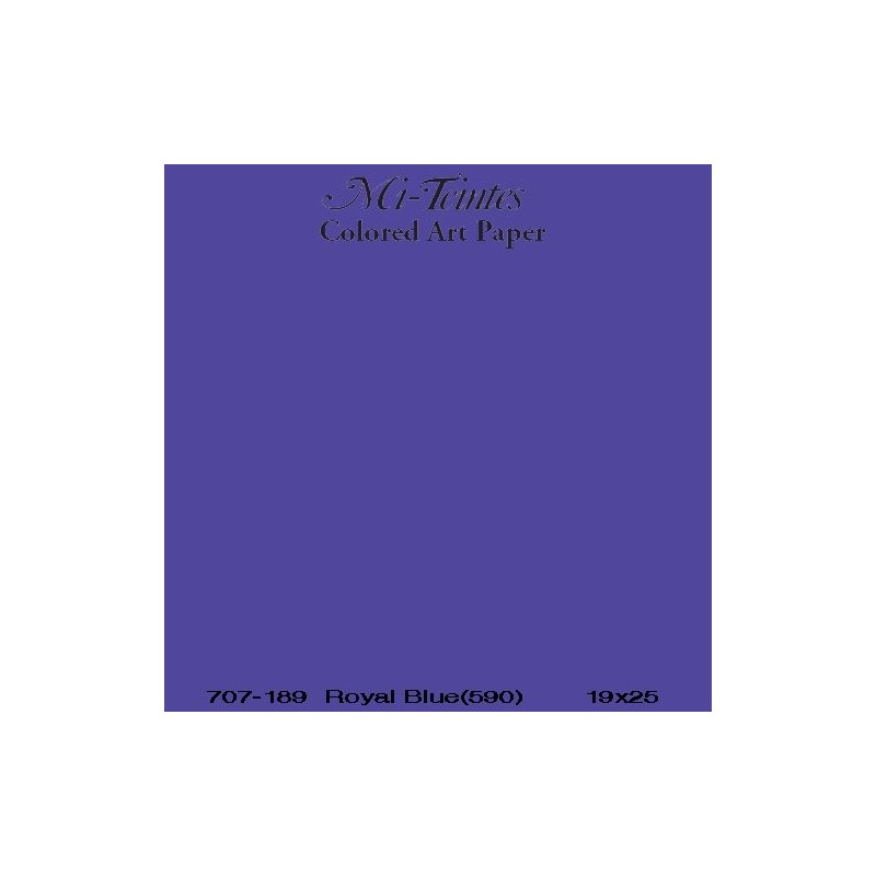  Fine art shop - Mi-teintes Canson Royal Blue, 160 gr., 21X30 cm. | totenart.com