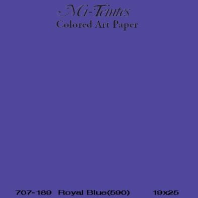  Fine art shop - Mi-teintes Canson Royal Blue, 160 gr., 21X30 cm. | totenart.com