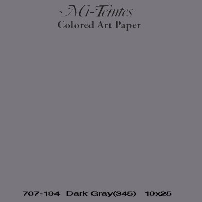  Fine art shop - Mi-teintes Canson Dark Gray, 160 gr., 21X30 cm. | totenart.com