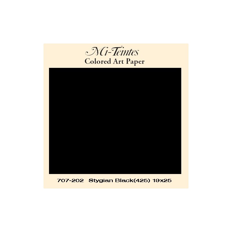  Fine art shop - Mi-teintes Canson Black, 160 gr., 21X30 cm. | totenart.com