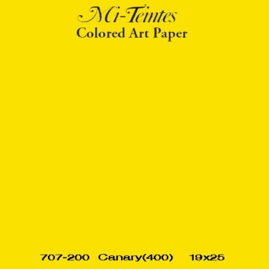  Fine art shop - Mi-teintes Canson Canary, 160 gr., 21X30 cm. | totenart.com