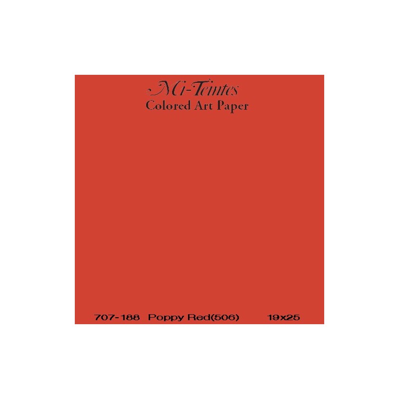  Fine art shop - Mi-teintes Canson Poppy, 160 gr., 21X30 cm. | totenart.com