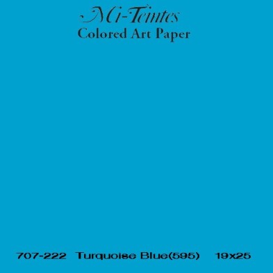  Fine art shop - Mi-teintes Canson Turquoise Blue, 160 gr., 21X30 cm. | totenart.com