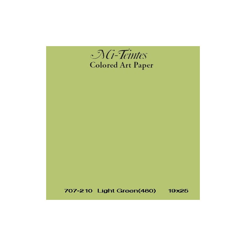  Fine art shop - Mi-teintes Canson Almond Green, 160 gr., 21X30 cm. | totenart.com