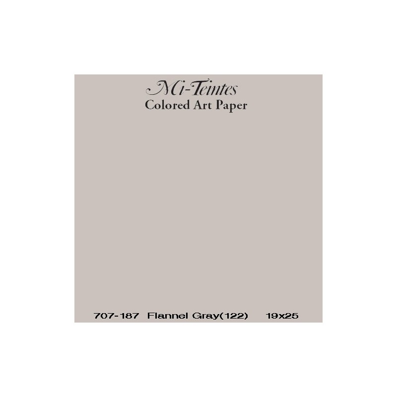  Fine art shop - Mi-teintes Canson Grey Flannel, 160 gr., 21X30 cm. | totenart.com