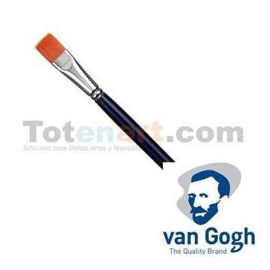 Fine art shop - Flat Brush, Sinthetic hair, N. 04 Van Gogh | totenart.com\n