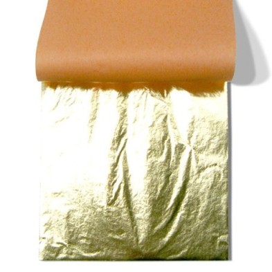 Gold Leaf imitation TRANSFERABLE, book 25 s. 14x14 cm.