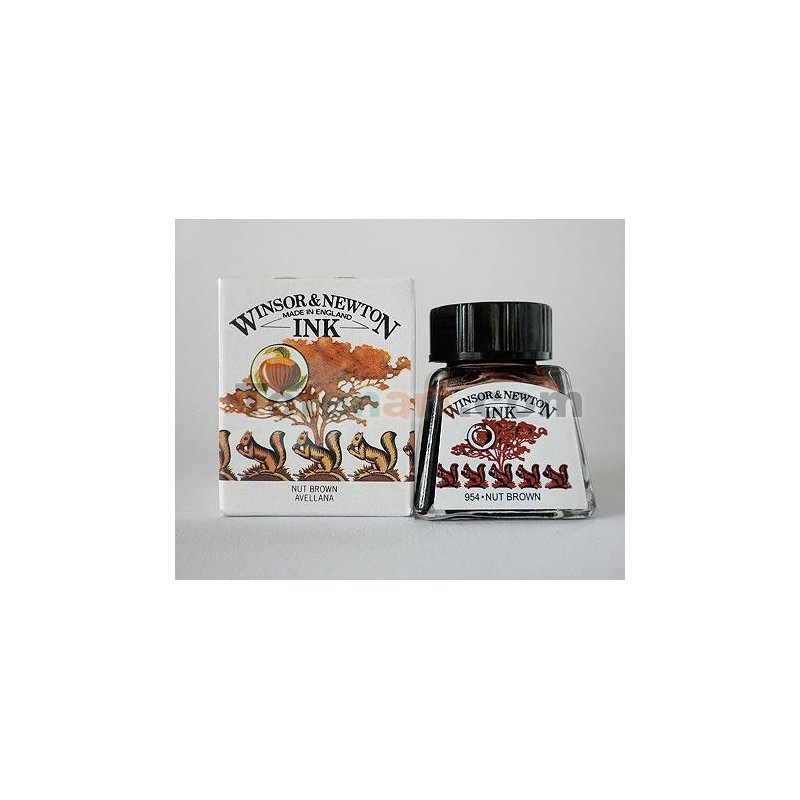 Drawing Ink walnut, Winsor & Newton, 14 ml.