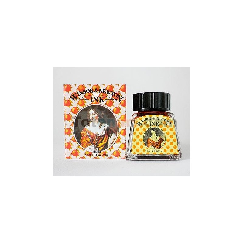 Drawing Ink Orange, Winsor & Newton, 14 ml.