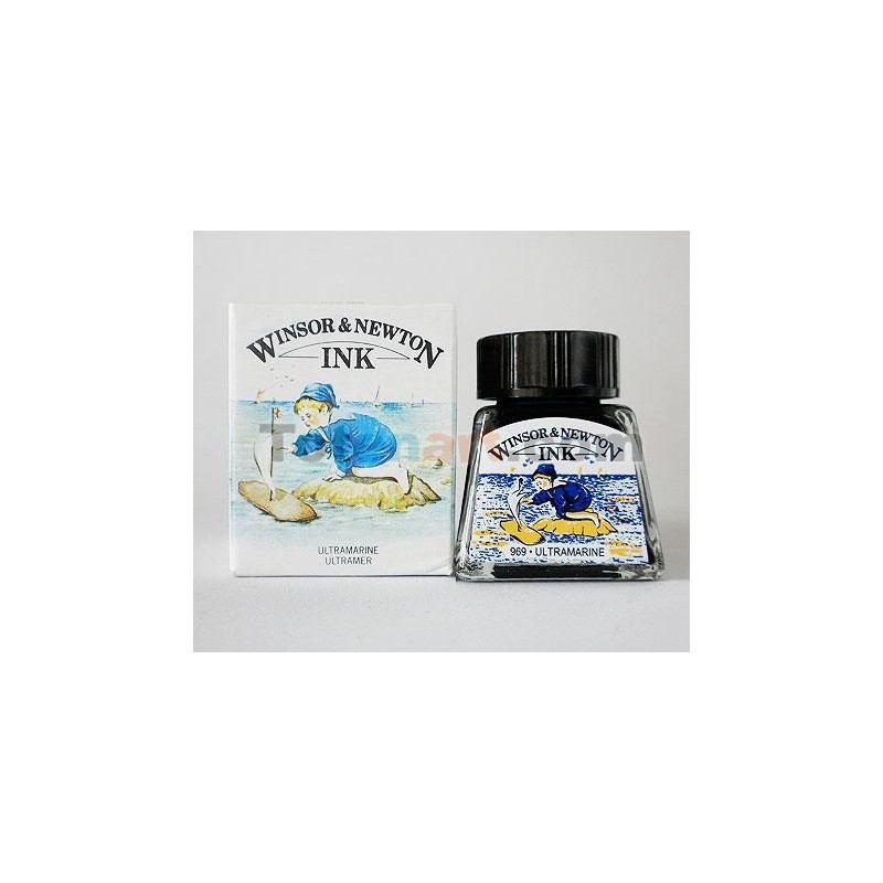 Drawing Ink Ultramarine Blue, Winsor & Newton, 14 ml.